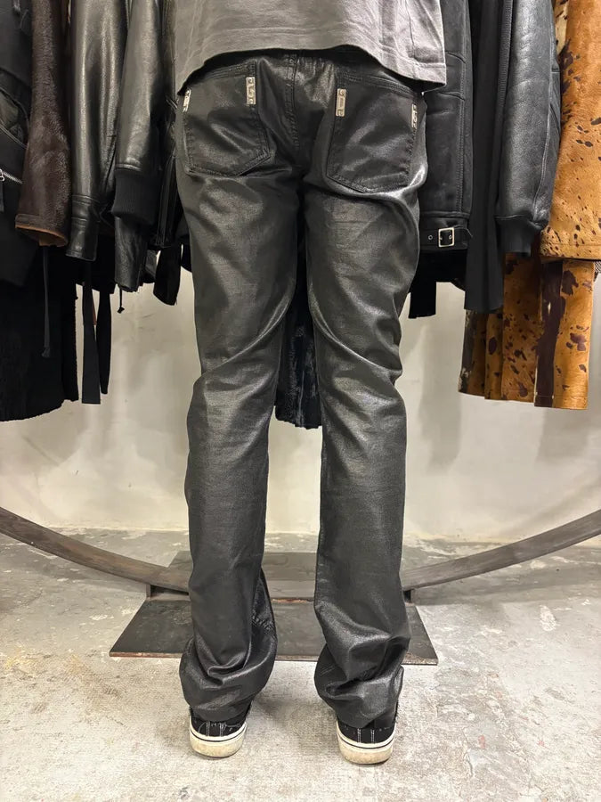 2000s Dolce & Gabbana Waxed Denim Jeans (S) vpeLvrr 3