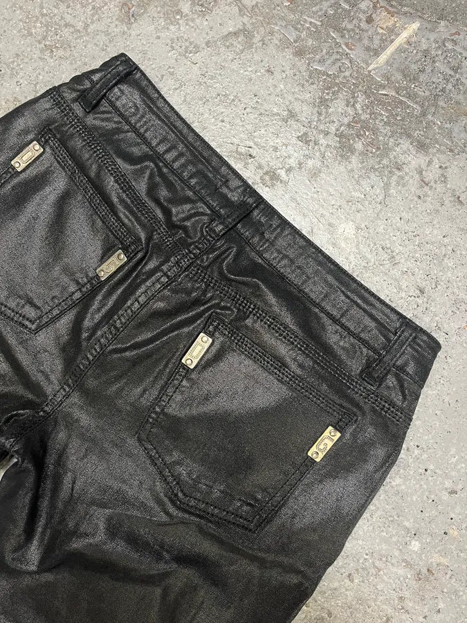 2000s Dolce & Gabbana Waxed Denim Jeans (S) vpeLvrr 7