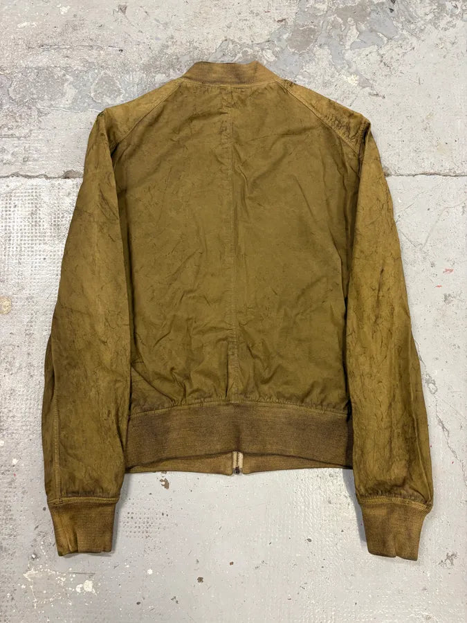 2000s Dolce & Gabbana Waxed Dirty Bomber Jacket CPIbawm 5