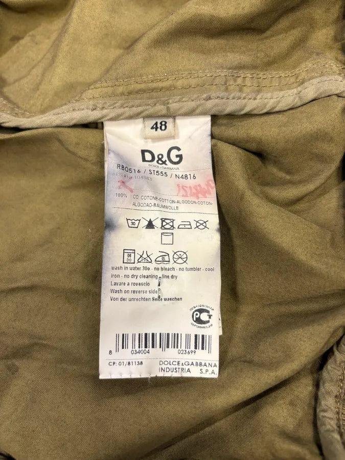 2000s Dolce & Gabbana Waxed Dirty Bomber Jacket CPIbawm 12
