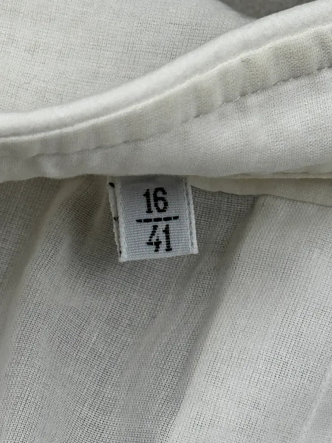 2000s Dolce & Gabbana White & Black Shoulder Lines Shirt sNlToKt 9