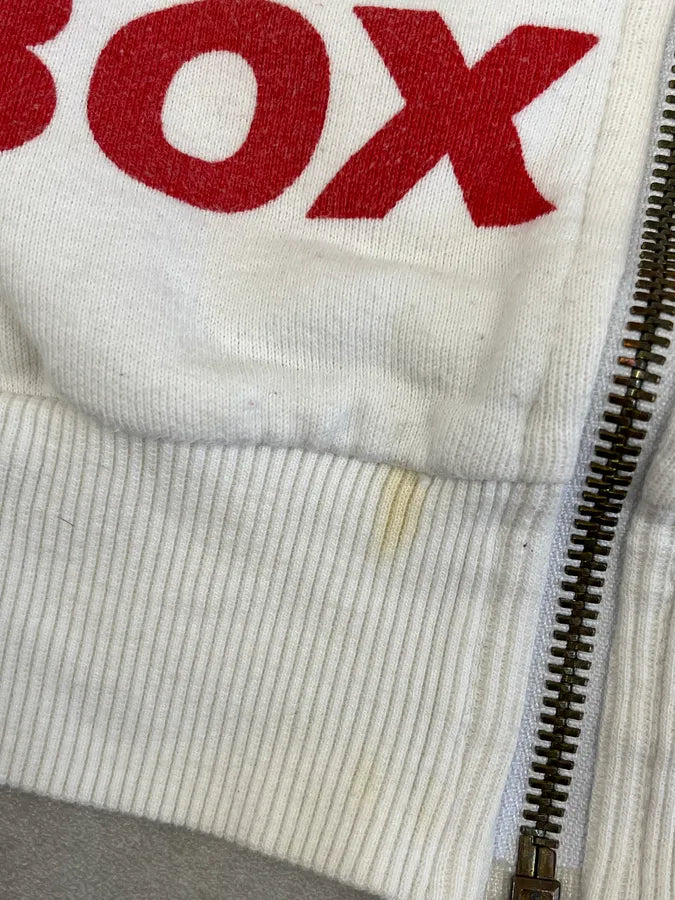 2000s Dolce & Gabbana White Ali Boxer Zip-up Sweater ciIxjtS 12