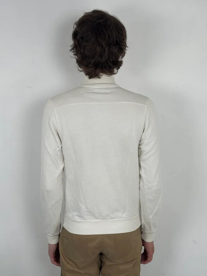 2000s Dolce & Gabbana White Ali Boxer Zip-up Sweater ciIxjtS 2