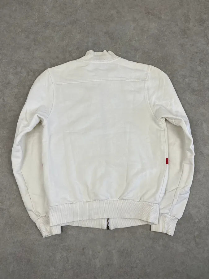 2000s Dolce & Gabbana White Ali Boxer Zip-up Sweater ciIxjtS 5