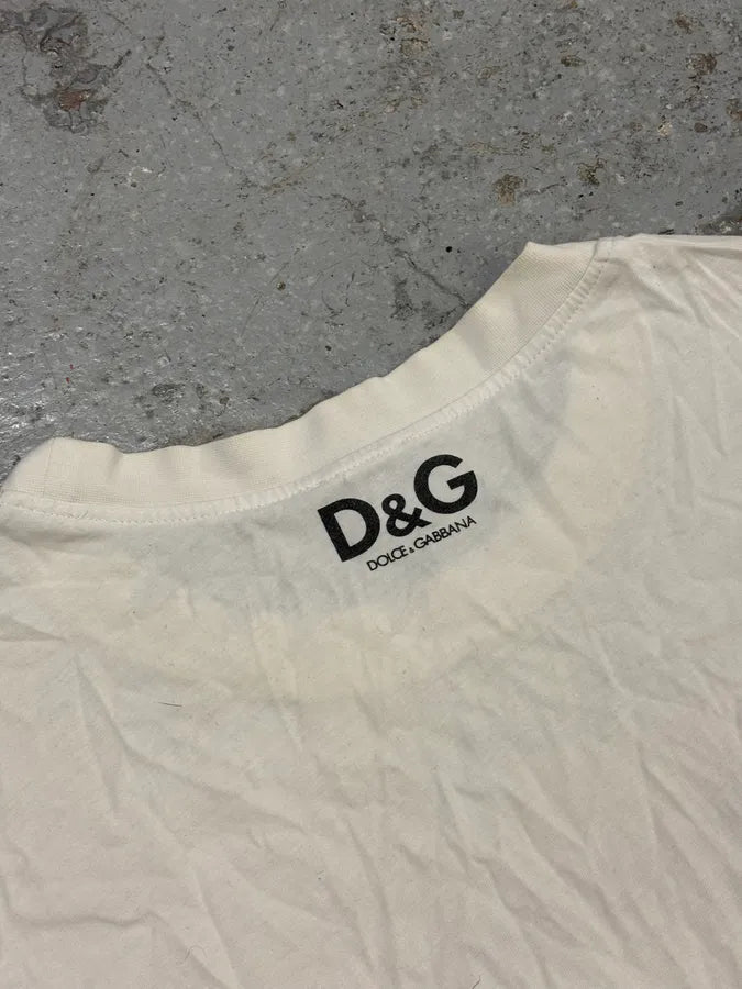 2000s Dolce & Gabbana White Banana Delivery T-Shirt RyuXeWZ 7