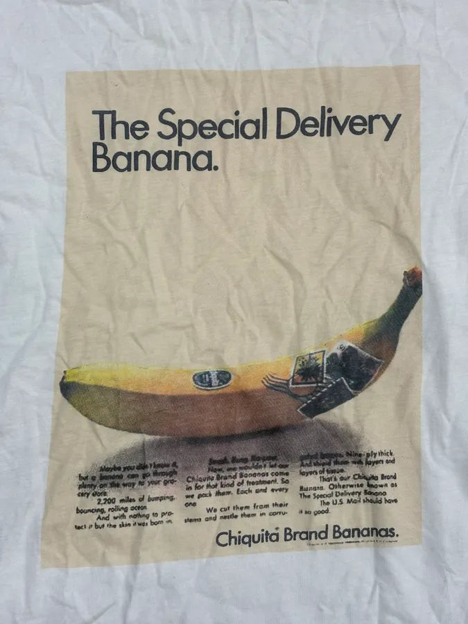 2000s Dolce & Gabbana White Banana Delivery T-Shirt RyuXeWZ 6
