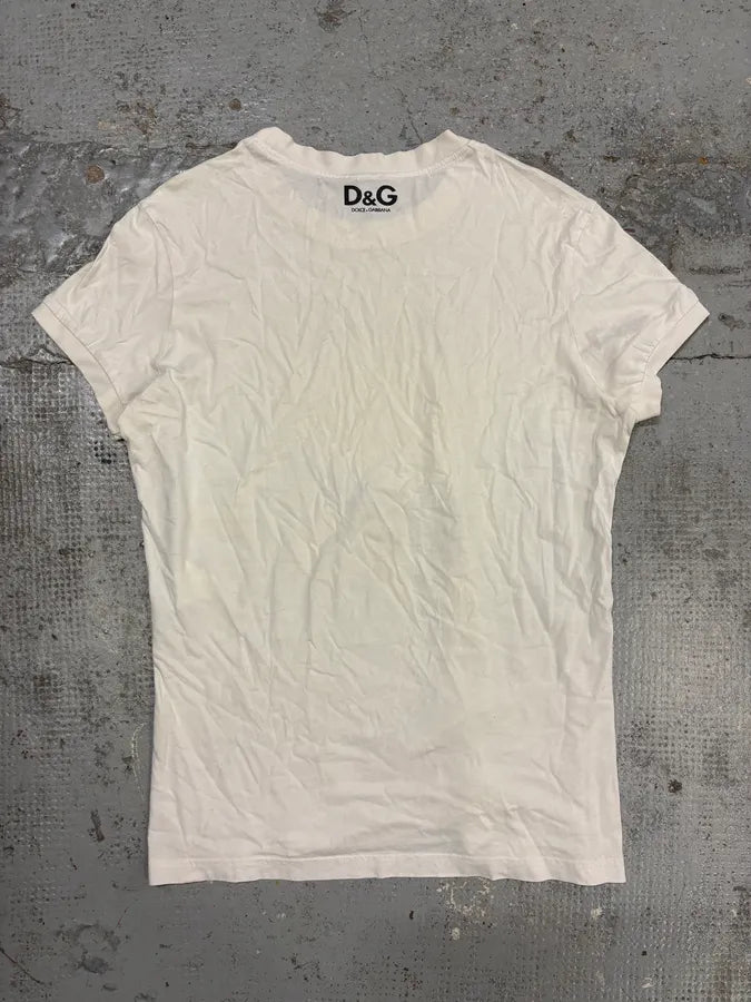 2000s Dolce & Gabbana White Banana Delivery T-Shirt RyuXeWZ 5