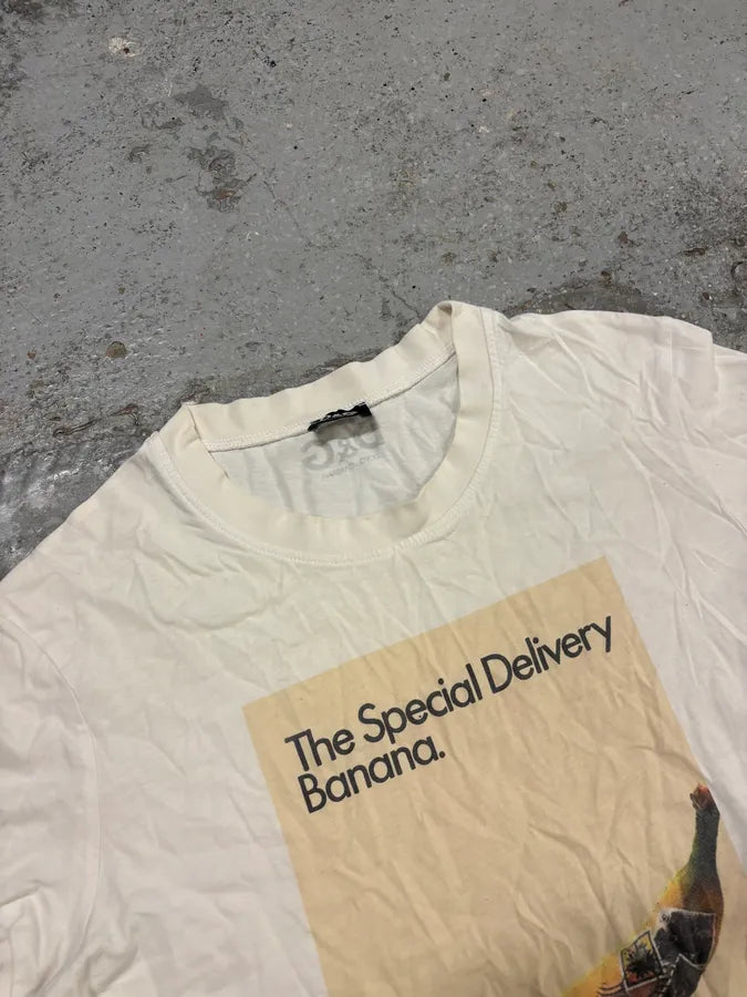 2000s Dolce & Gabbana White Banana Delivery T-Shirt RyuXeWZ 4