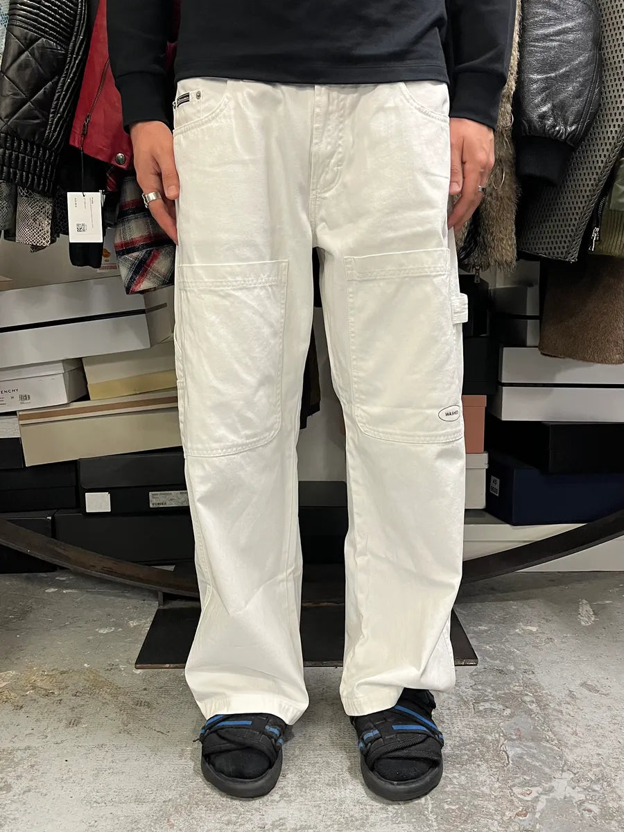2000s Dolce & Gabbana White Cargo Pants twoznen 0