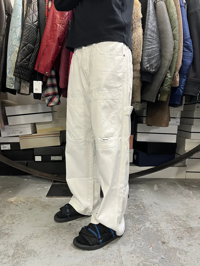 2000s Dolce & Gabbana White Cargo Pants twoznen 1