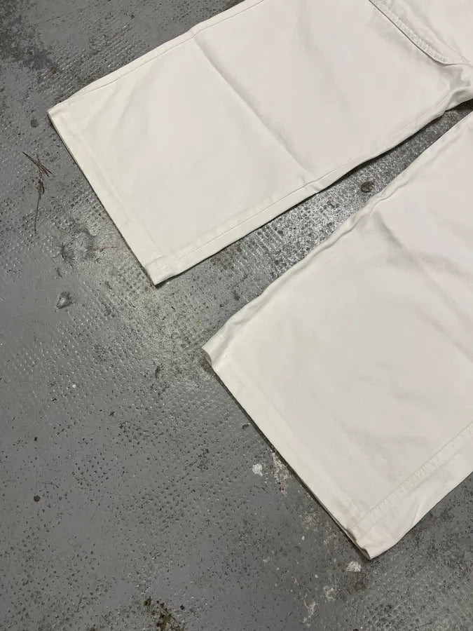 2000s Dolce & Gabbana White Cargo Pants twoznen 6
