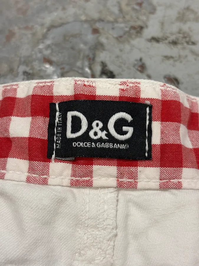 2000s Dolce & Gabbana White Cargo Pants xGxWiSK 10