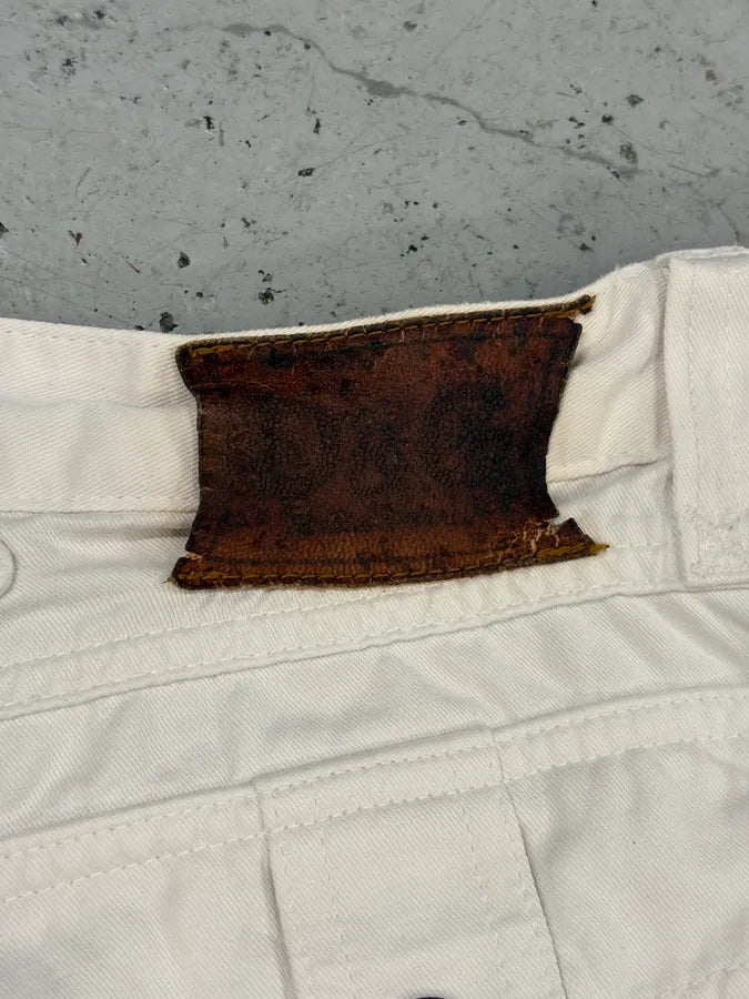 2000s Dolce & Gabbana White Cargo Pants xGxWiSK 11