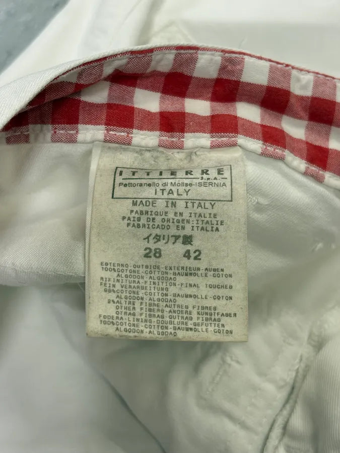 2000s Dolce & Gabbana White Cargo Pants xGxWiSK 12