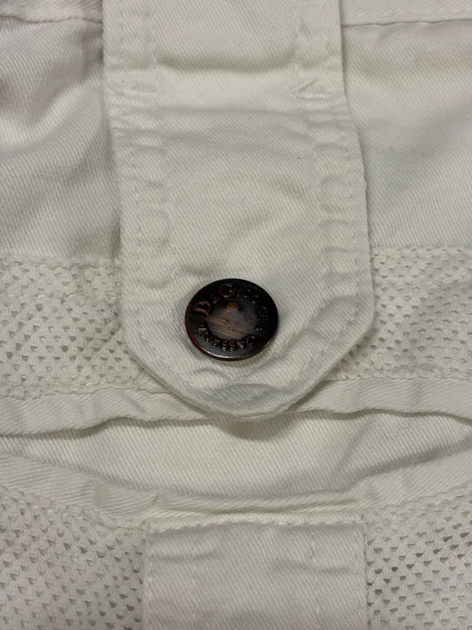 2000s Dolce & Gabbana White Cargo Pants xGxWiSK 9