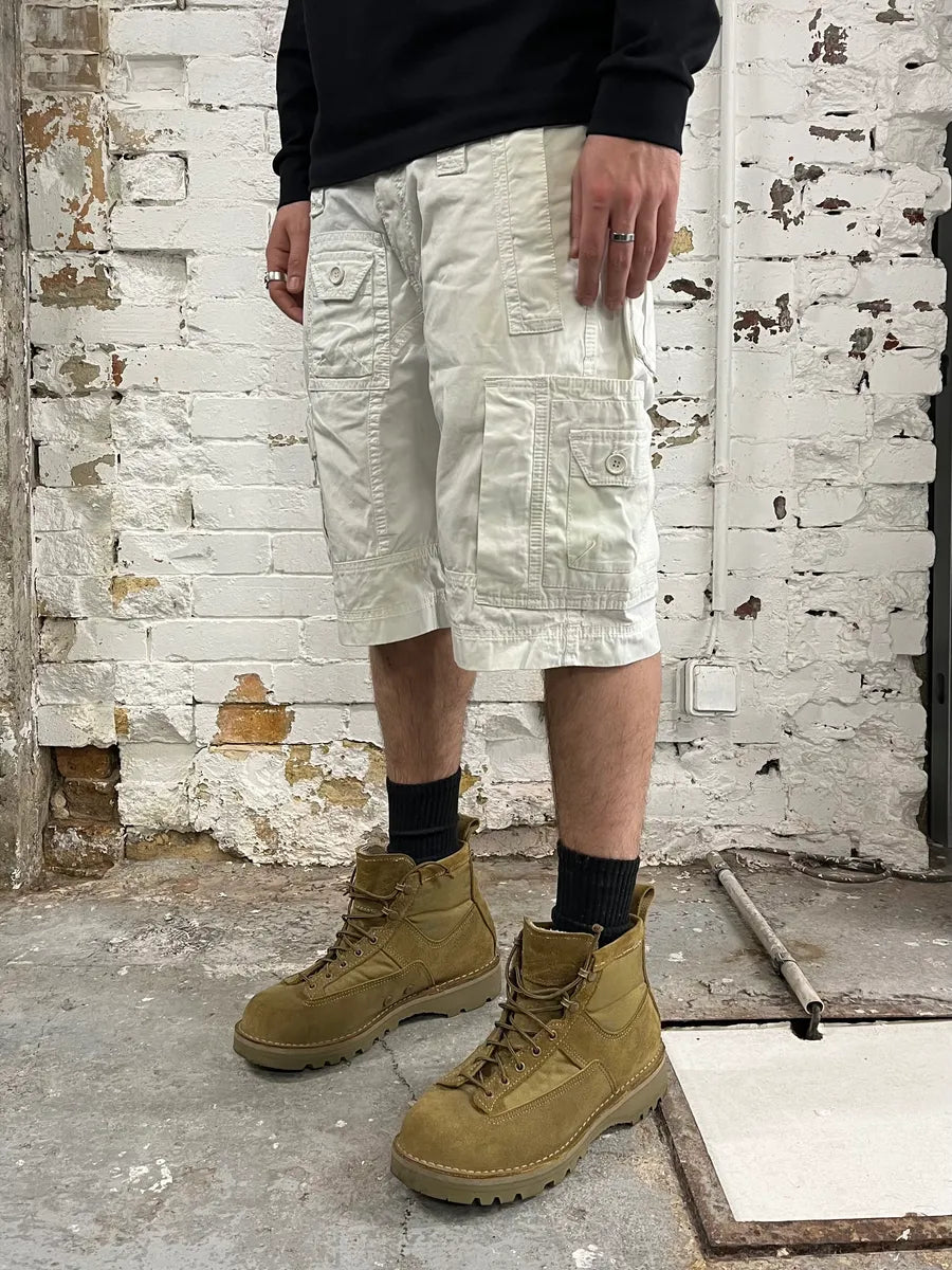 2000s Dolce & Gabbana White Cargo Shorts HizSXiD 1