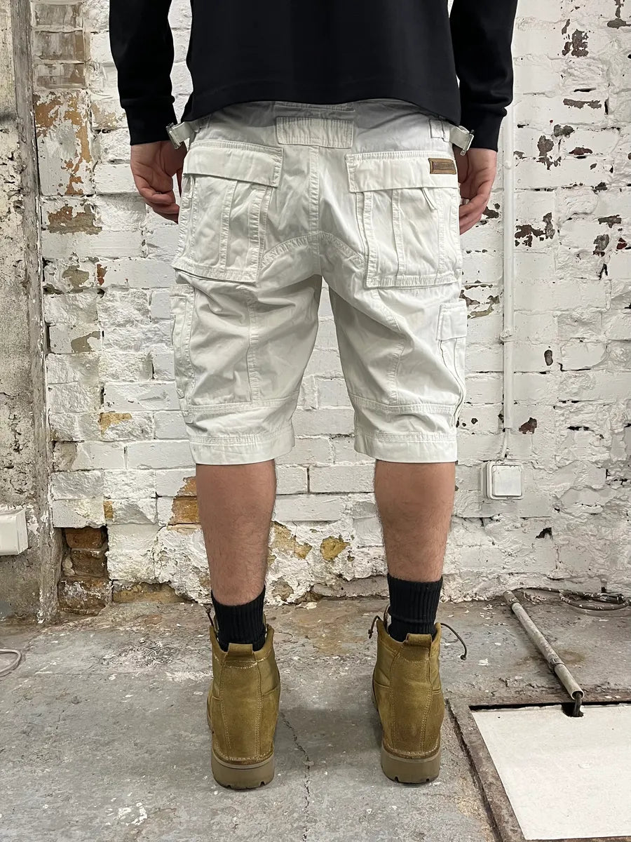 2000s Dolce & Gabbana White Cargo Shorts HizSXiD 2