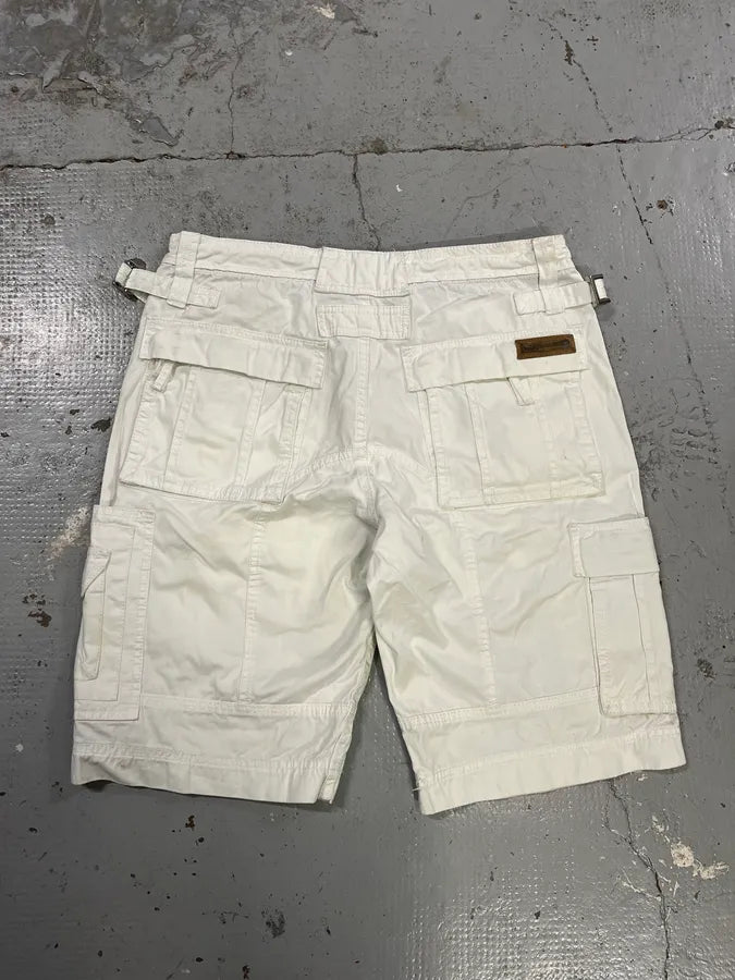 2000s Dolce & Gabbana White Cargo Shorts HizSXiD 5