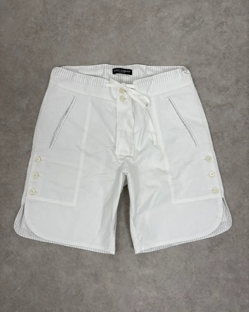 2000s Dolce & Gabbana White Casual Shorts wSJeFpI 0