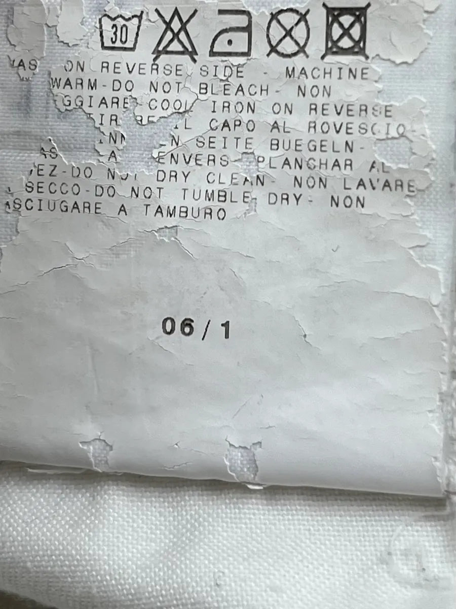SS2006 Dolce & Gabbana White Cotton Cargo Multi-Pocket Short OPihTIu 10