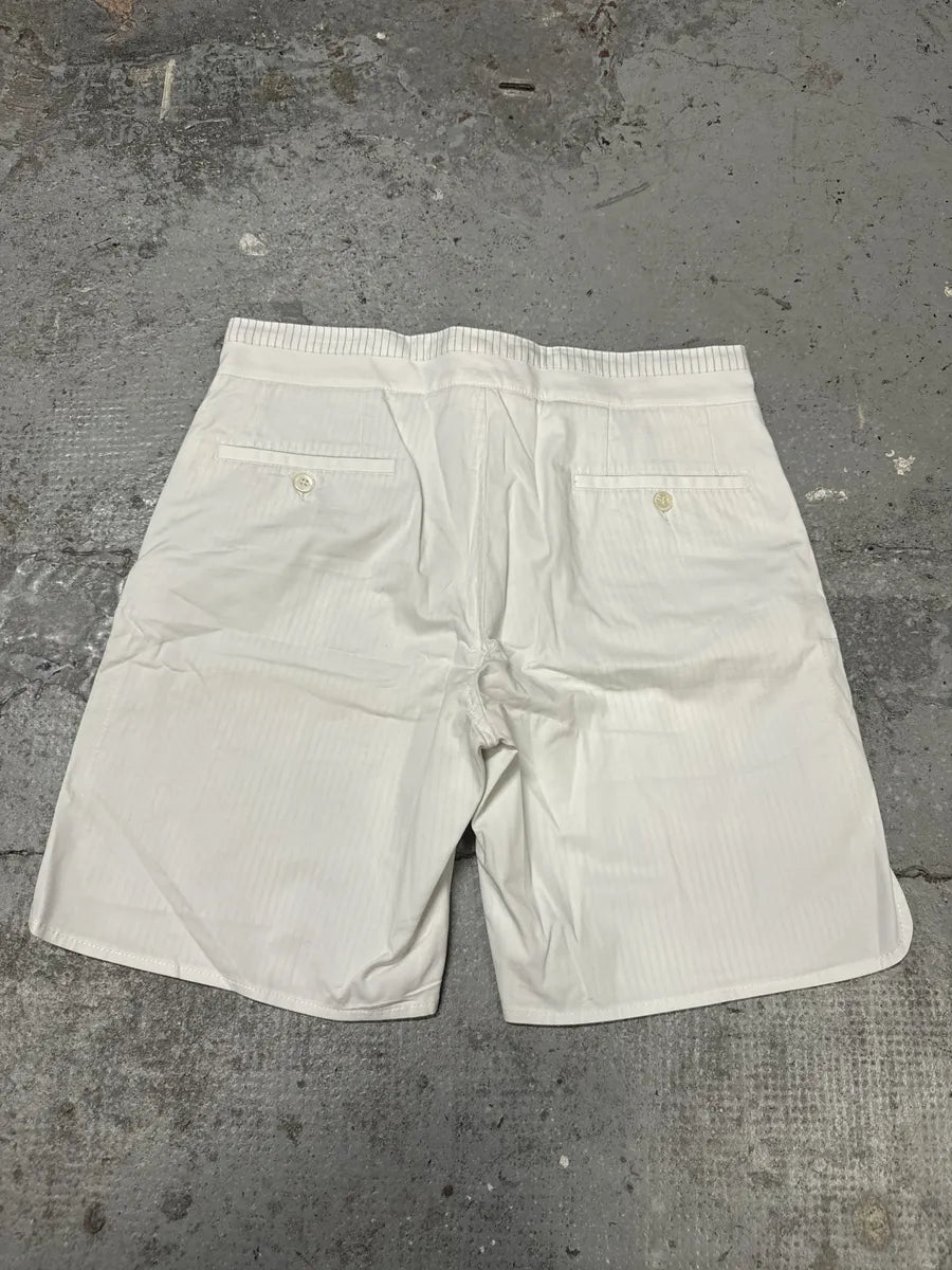 2000s Dolce & Gabbana White Cozy Summer Shorts (S) QKaRitF 1