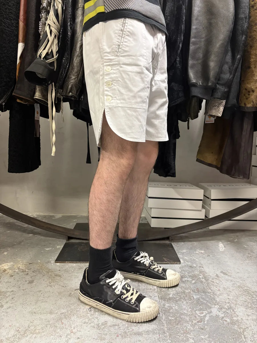 2000s Dolce & Gabbana White Cozy Summer Shorts (S) QKaRitF 6