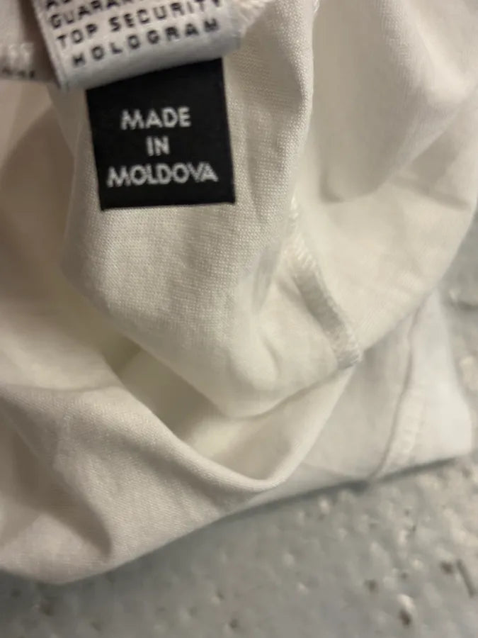 2000s Dolce & Gabbana White Henley T-Shirt ykrGPaw 8