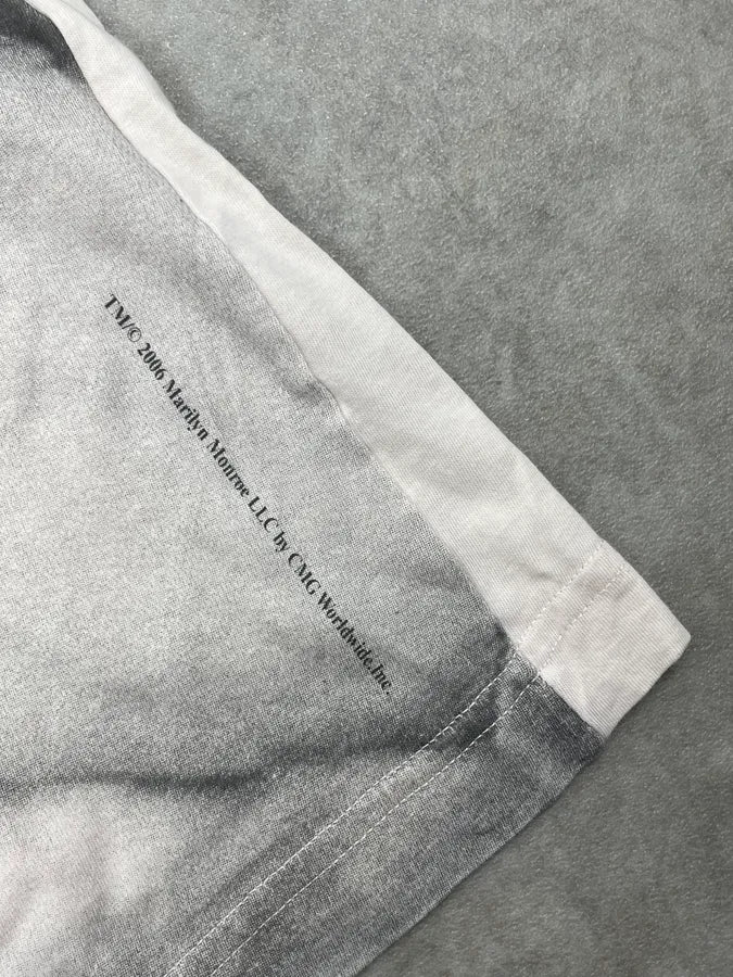 2000s Dolce & Gabbana White Iconic Marilyn Monroe Portrait T-Shirt SUMkQwy 7