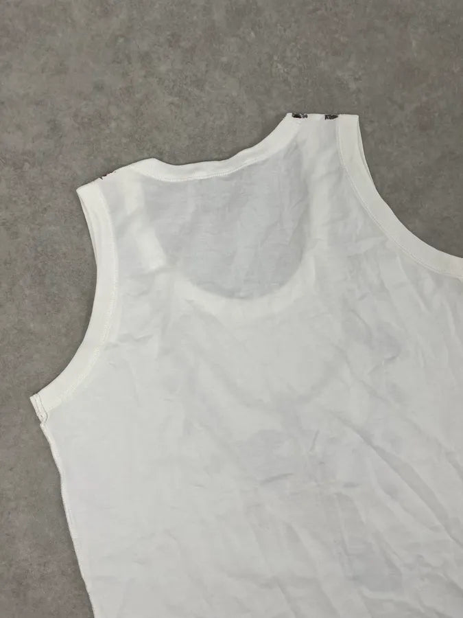 2000s Dolce & Gabbana White Keychain Tank Top DfOFQhL 6