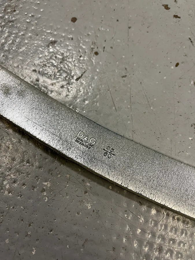 2000s Dolce & Gabbana White Leather Belt KzXNXcv 8