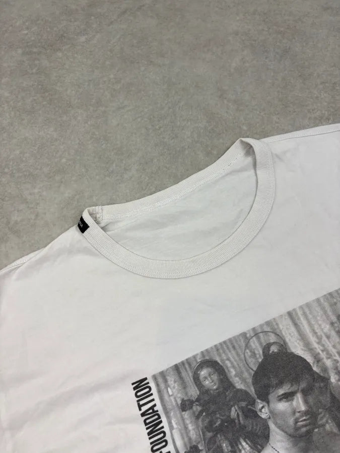 2000s Dolce & Gabbana White Leo Messi Foundation T-Shirt kysdzrE 4