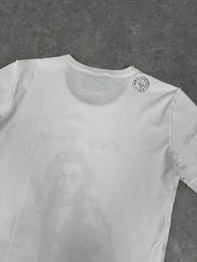 2000s Dolce & Gabbana White Lucy Ewing Pearl Print T-Shirt TCOYKzG 5