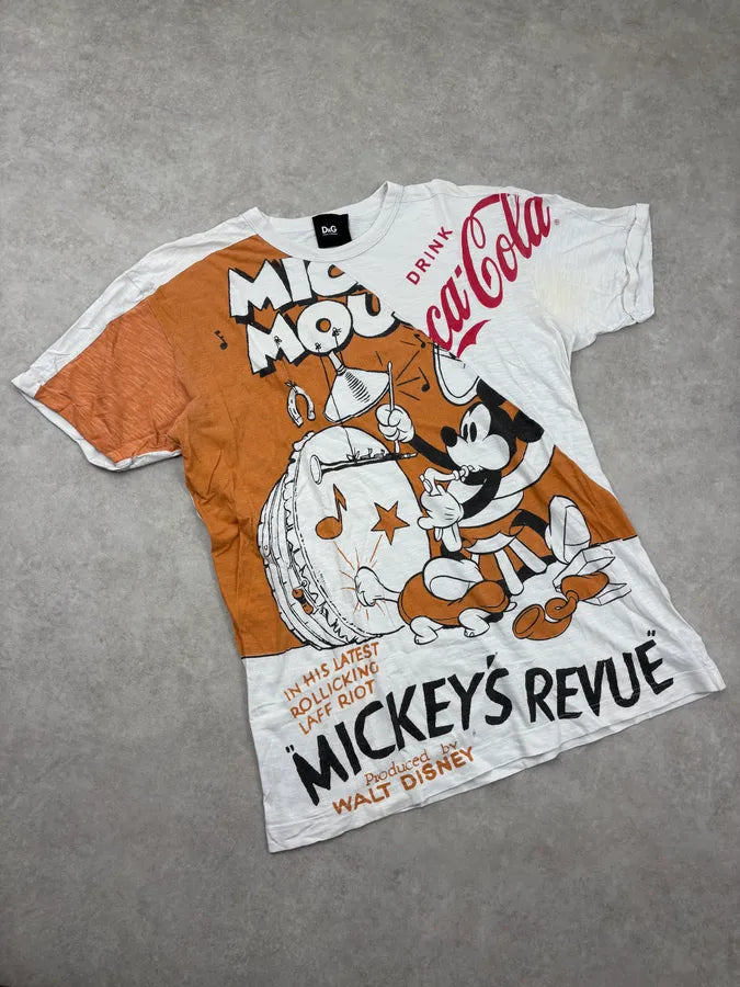 FW2011 Dolce & Gabbana White Mickey Mouse & Coca-Cola T-Shirt QbldsJu 4
