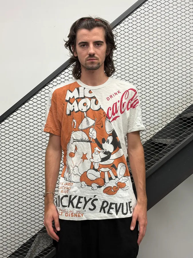 FW2011 Dolce & Gabbana White Mickey Mouse & Coca-Cola T-Shirt QbldsJu 2
