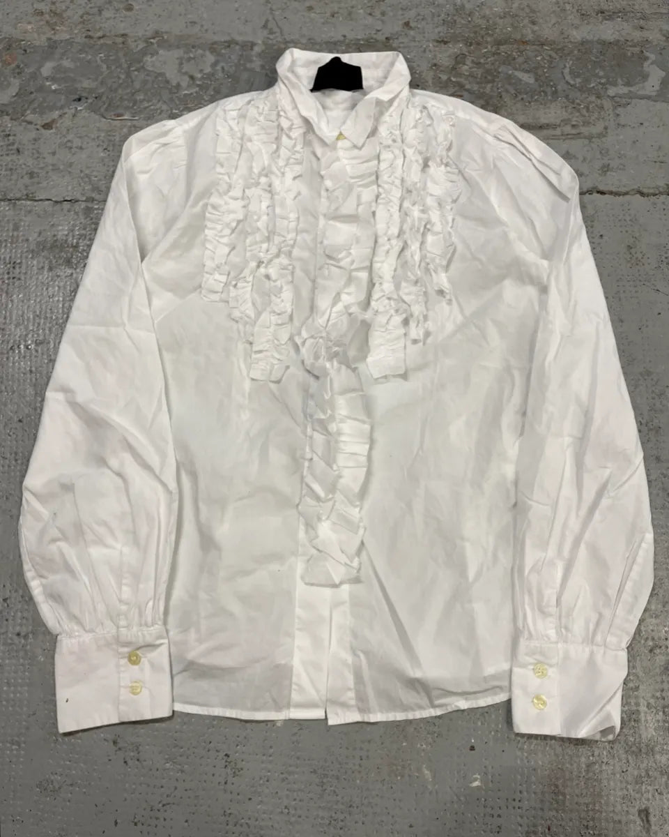 2000s Dolce & Gabbana White Royal Baroque Shirt  mnxtfCm 2