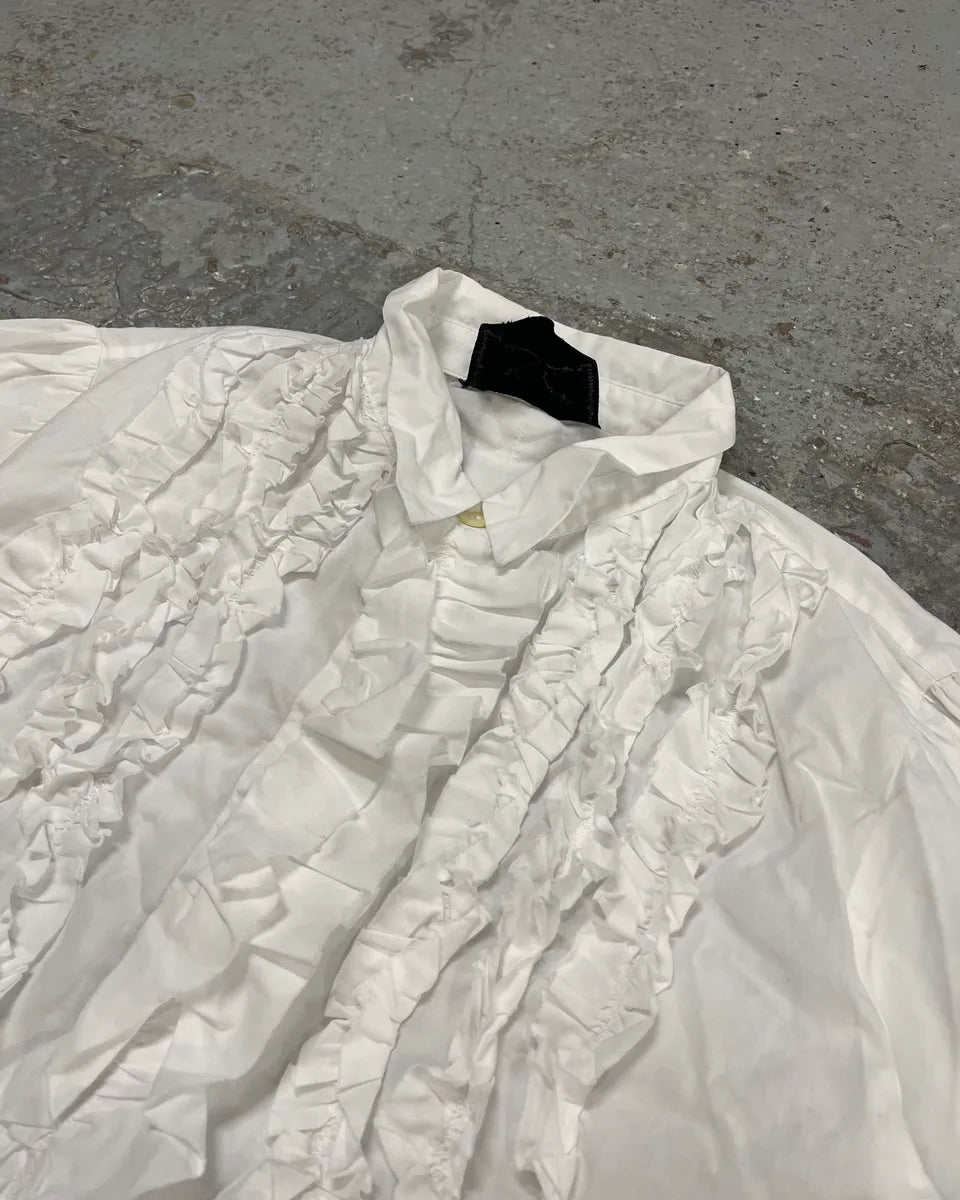 2000s Dolce & Gabbana White Royal Baroque Shirt  mnxtfCm 4