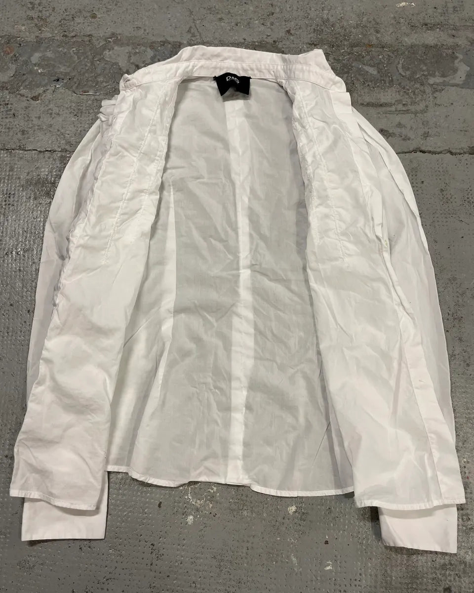 2000s Dolce & Gabbana White Royal Baroque Shirt  mnxtfCm 8