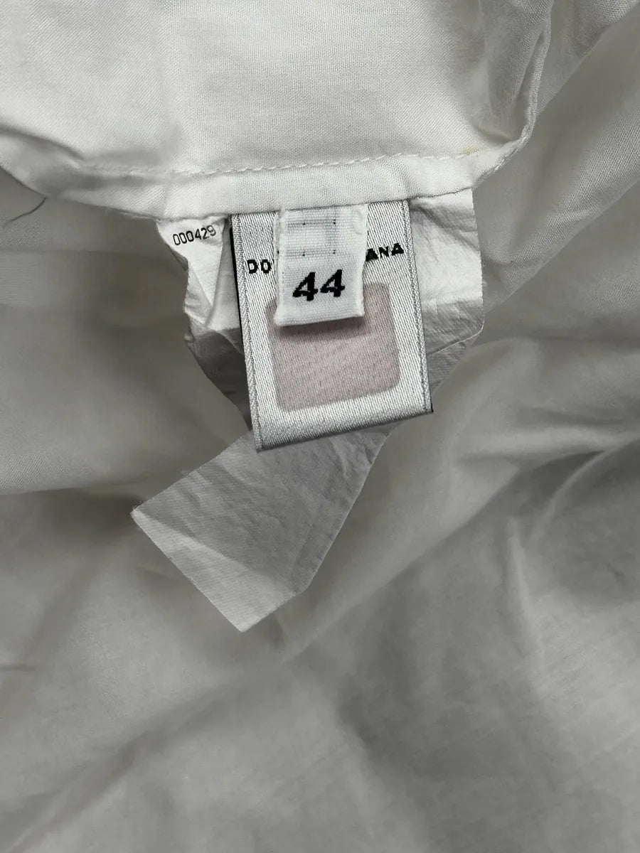 2000s Dolce & Gabbana White Ruffle Shirt CpyxMaW 10