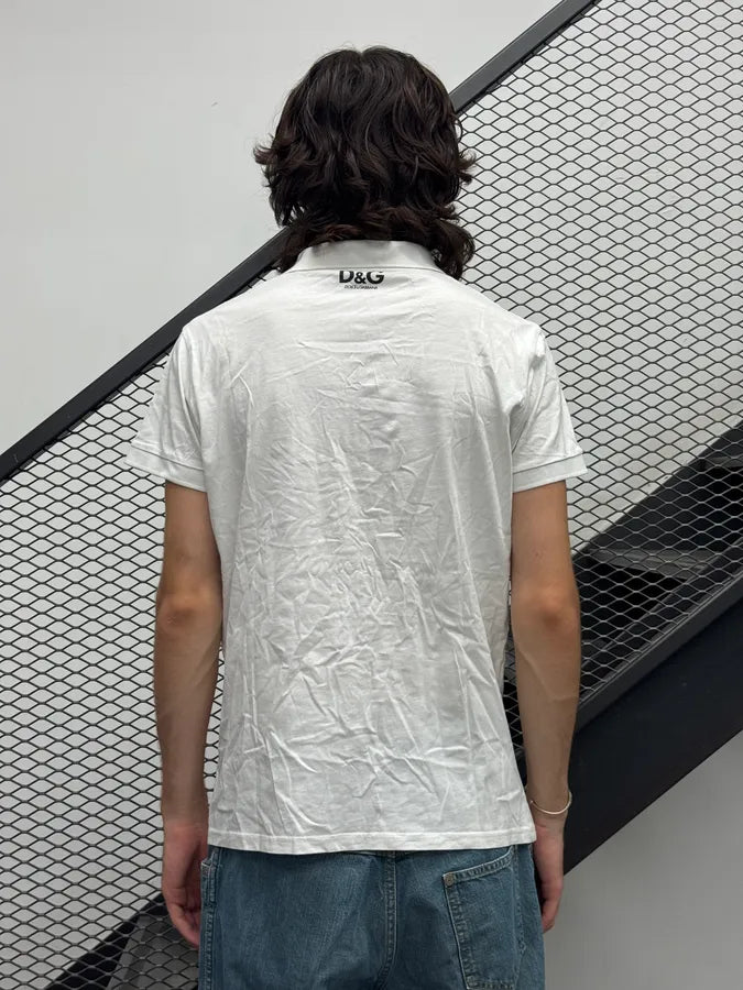 2000s Dolce & Gabbana White Simple Oui Polo LvnShgR 2