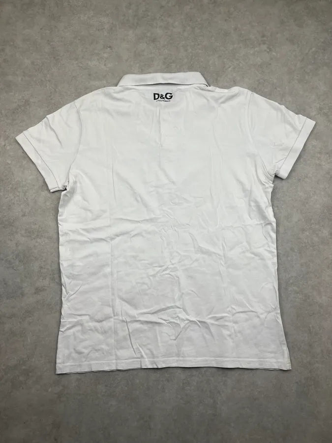2000s Dolce & Gabbana White Simple Oui Polo LvnShgR 4