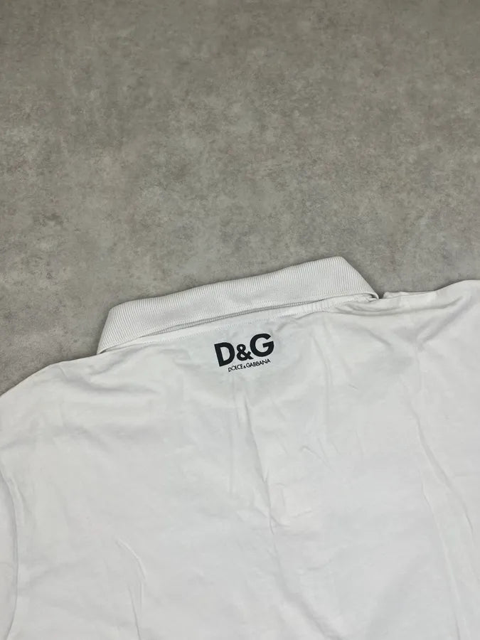 2000s Dolce & Gabbana White Simple Oui Polo LvnShgR 5