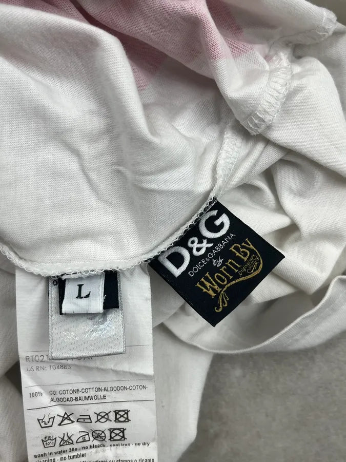 2000s Dolce & Gabbana White Simple Oui Polo LvnShgR 9