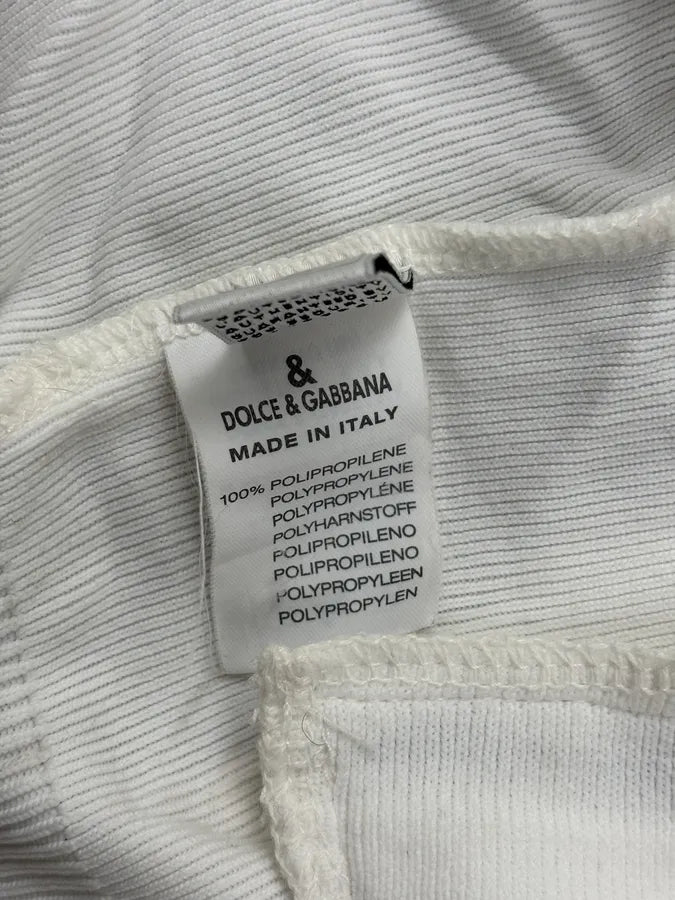 2000s Dolce & Gabbana White & Blue Striped Zip-up Sweater xxIyZwg 11