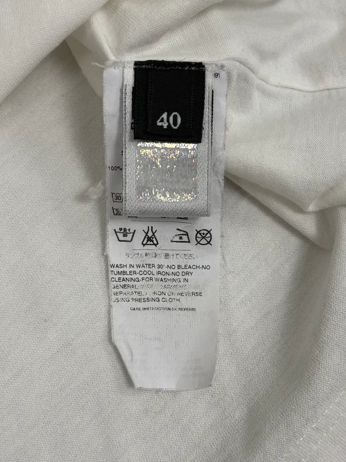 2000s Dolce & Gabbana White Trompe L’Œil Necklace Tank Top NtORIlp 7