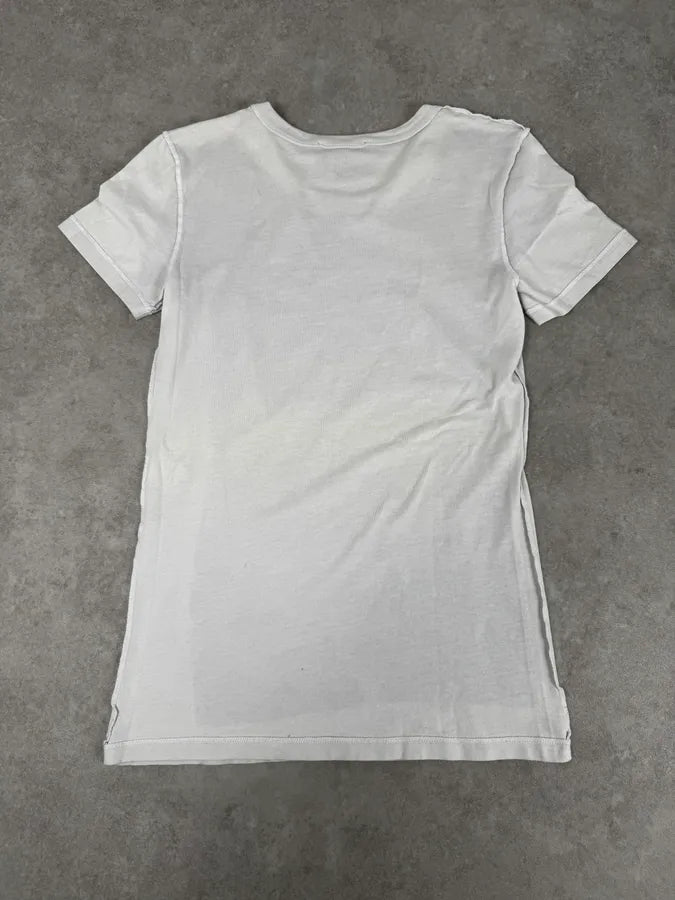 2000s Dolce & Gabbana White Trompe L’Oeil Navy T-Shirt mJpmgVi 5