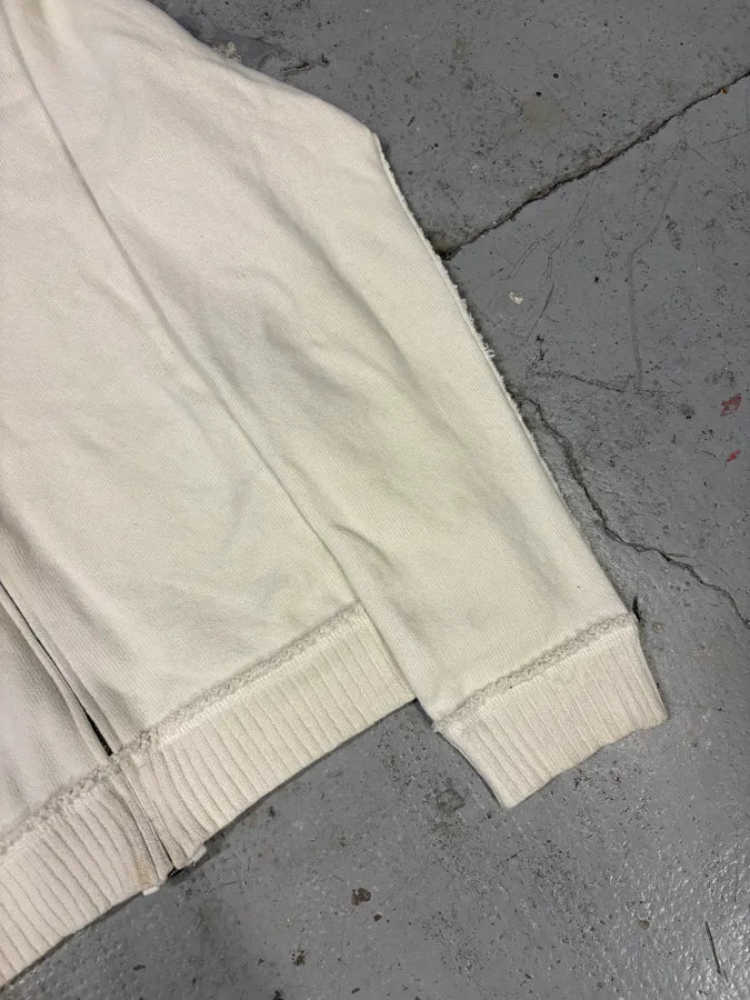 2000s Dolce & Gabbana White Zip-up Sweater XqeQCdd 7
