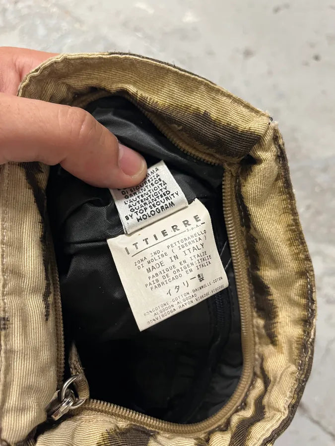 2000s Dolce & Gabbana Wild Zebra Cargo Shoulder Bag vhObesA 8