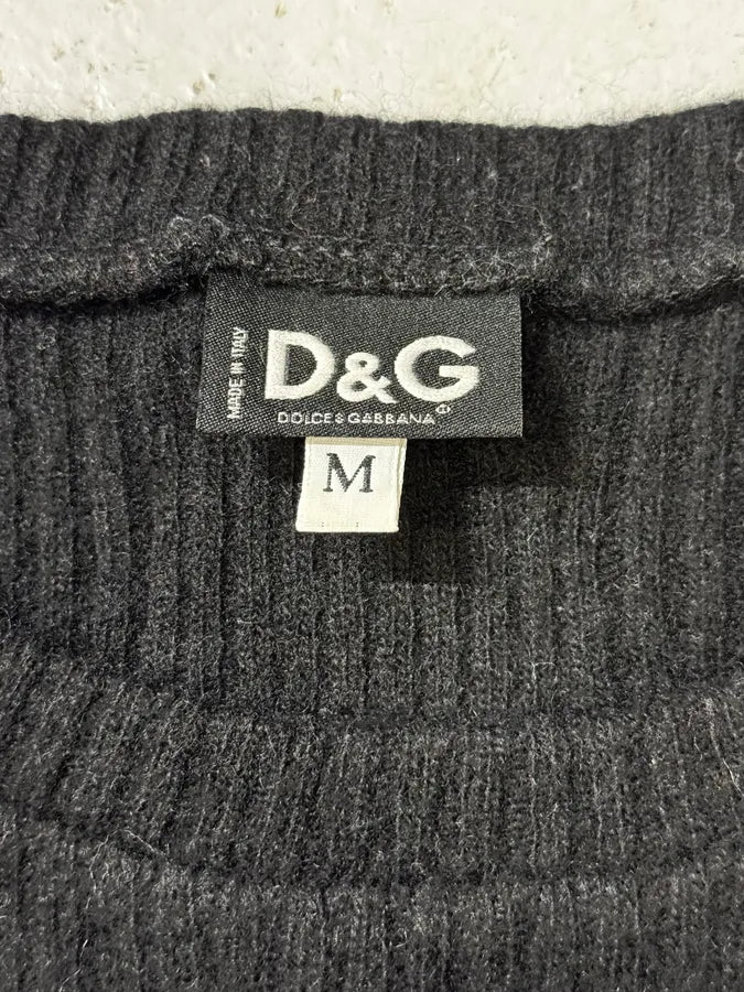 2000s Dolce & Gabbana Wool Black Sweater rVGPpNn 7