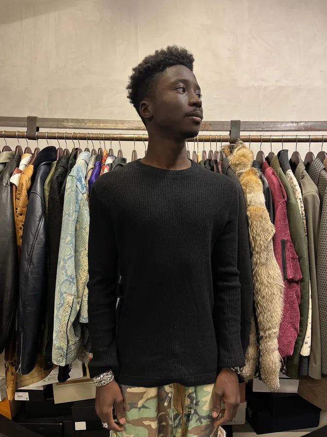 2000s Dolce & Gabbana Wool Black Sweater rVGPpNn 1