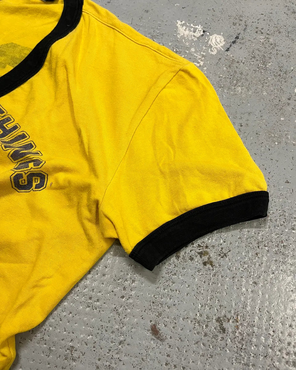 2000s Dolce & Gabbana Yellow V-Neck 63 The Best Things T-Shirt  cgVFWDl 5